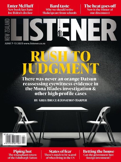 Title details for New Zealand Listener by Are Media Pty Limited - Available